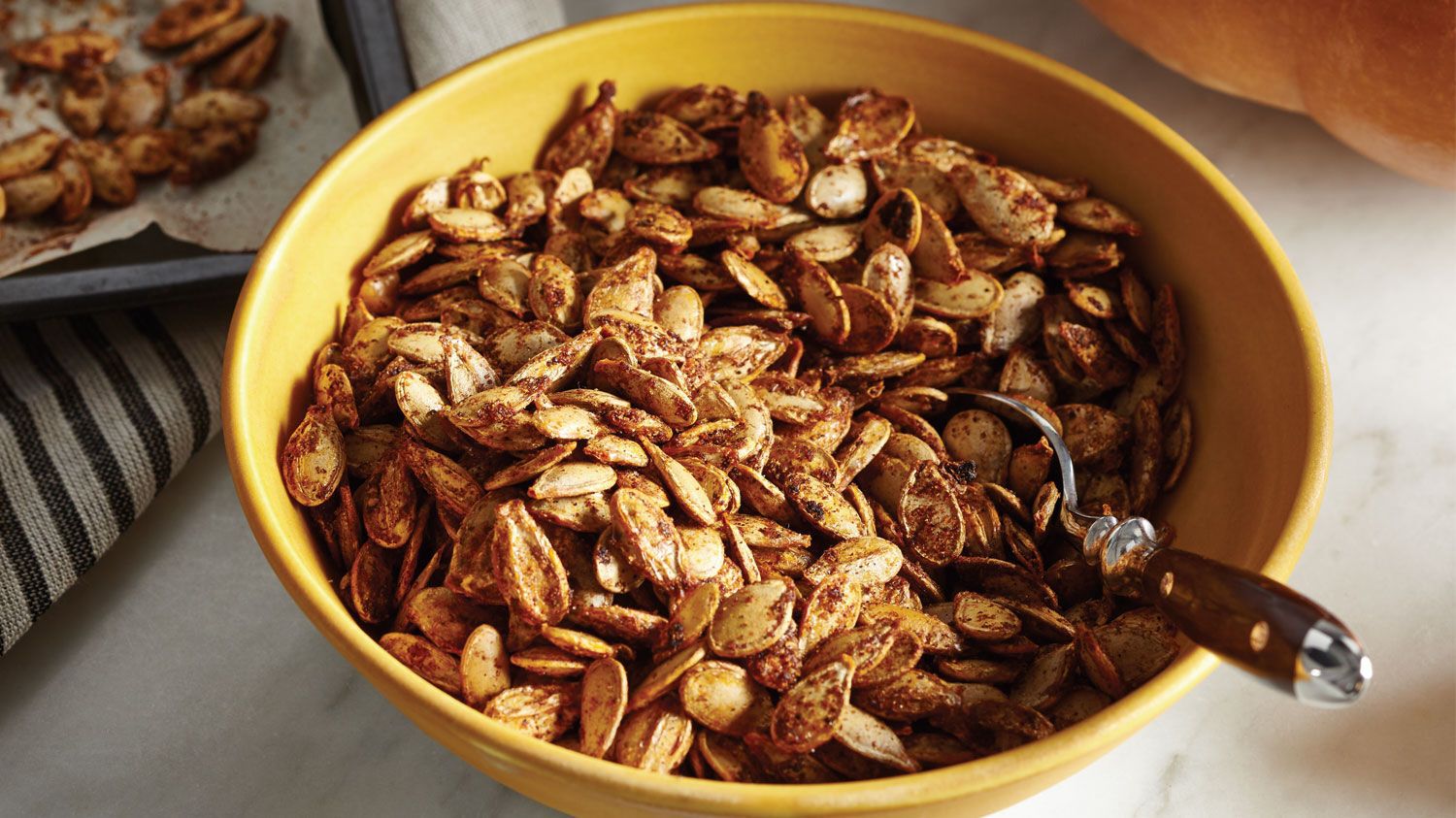 Salty-Sweet Roasted Pumpkin Seeds