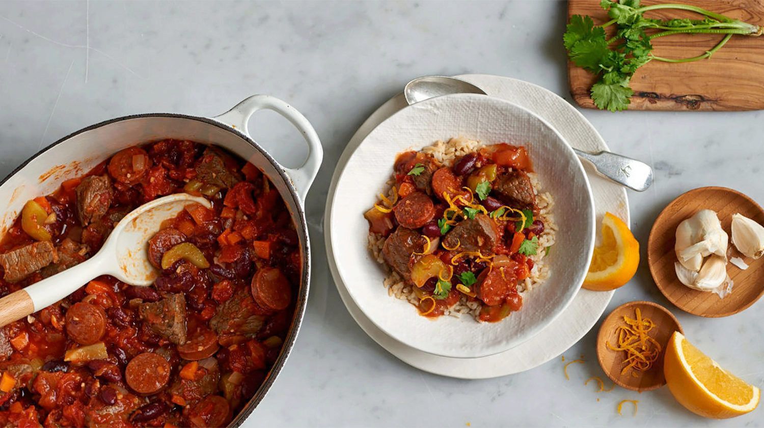 Brazilian Feijoada-Style Meat & Bean Stew