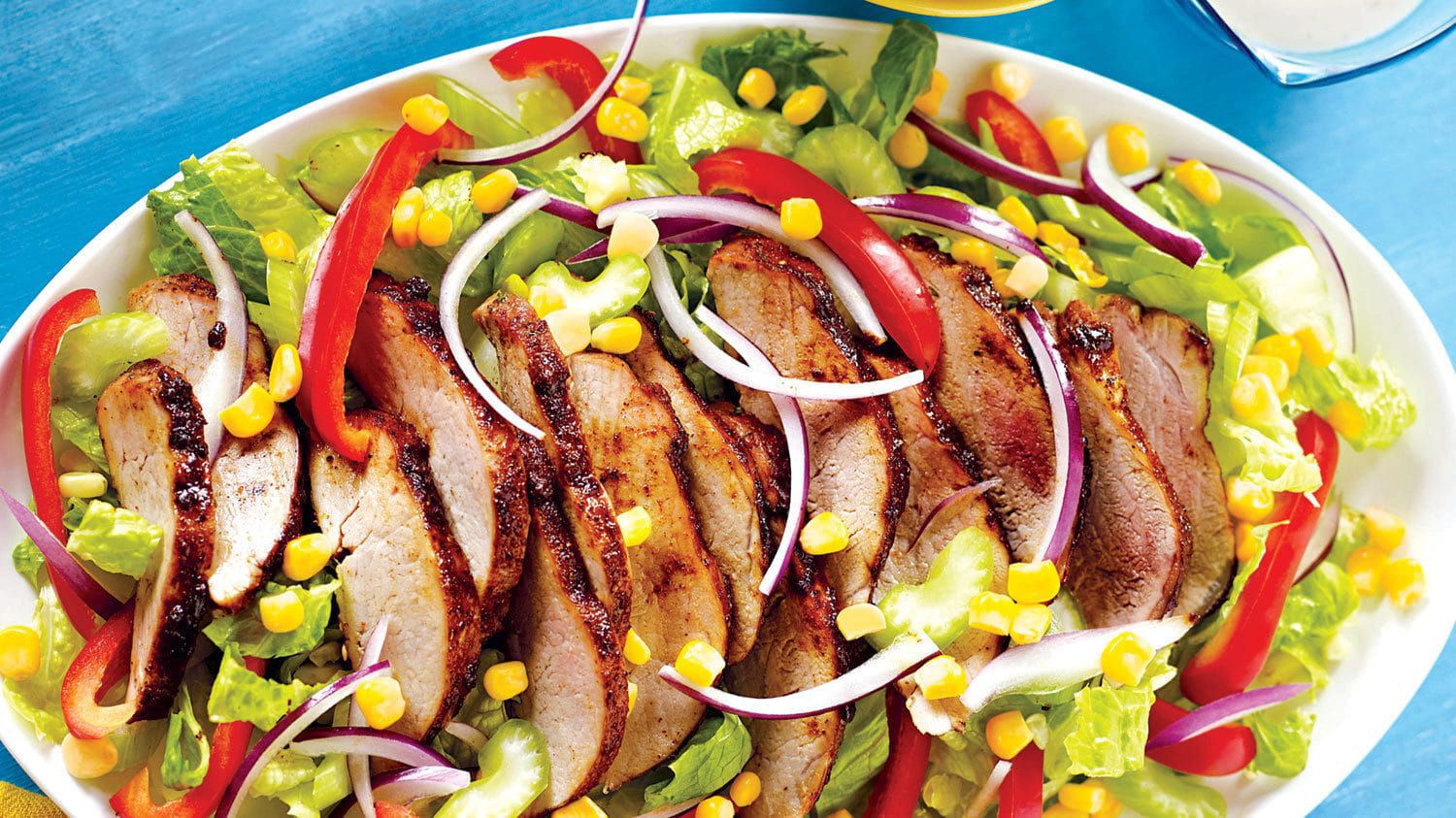 Southwestern Pork Tenderloin with Corn Salad