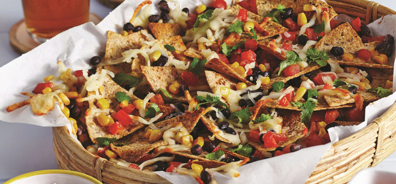 Veggie & Black Bean Nachos