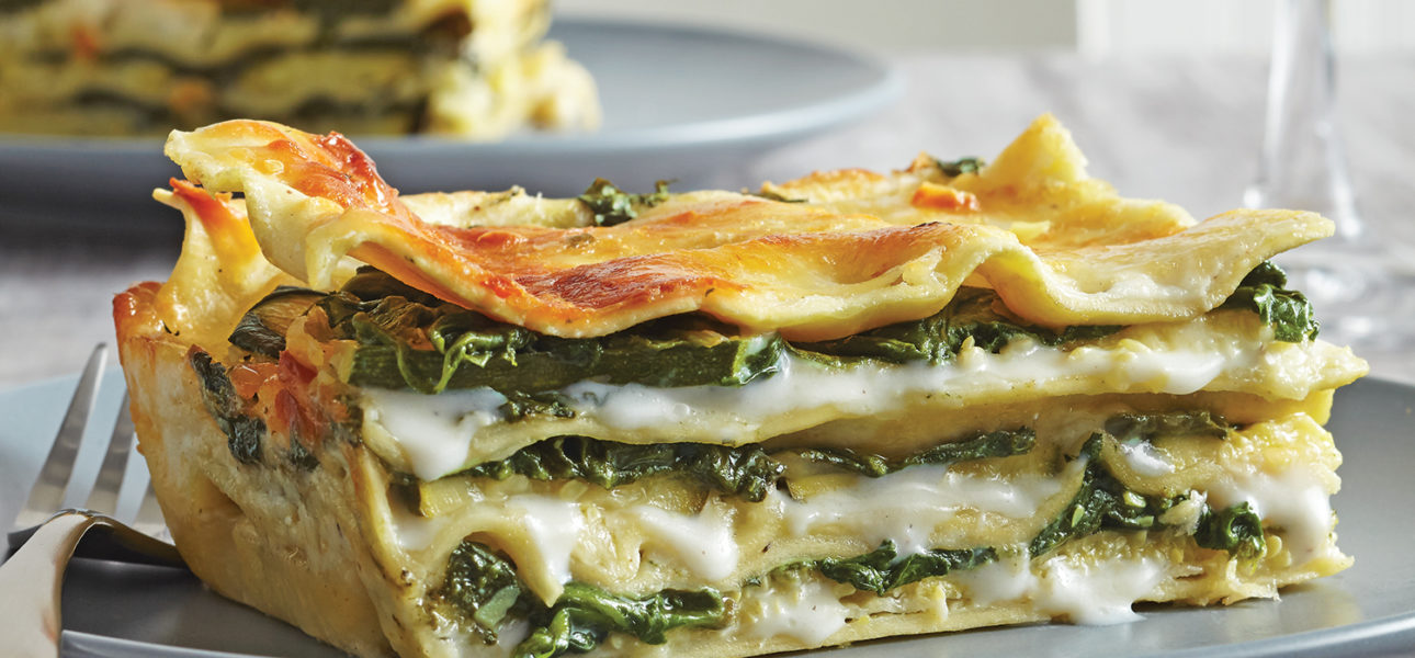 Easy White Sauce Veggie Lasagna